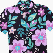 VAST Floral Foliage Button Up 防曬機能衝浪短袖襯衫 官方商品圖 3 粉色