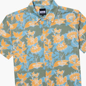VAST Ode to the Islands Button Up 防曬機能衝浪短袖襯衫 官方商品圖 3 橘紅色