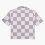 VAST Checker Wise Boxy Fit Button Up 防曬機能衝浪短袖襯衫 官方商品圖 2 奶油白