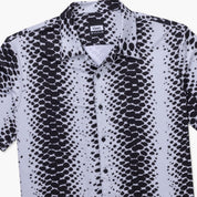 VAST Dead Slow Boxy Fit Button Up 防曬機能衝浪短袖襯衫 官方商品圖 3 黑/白