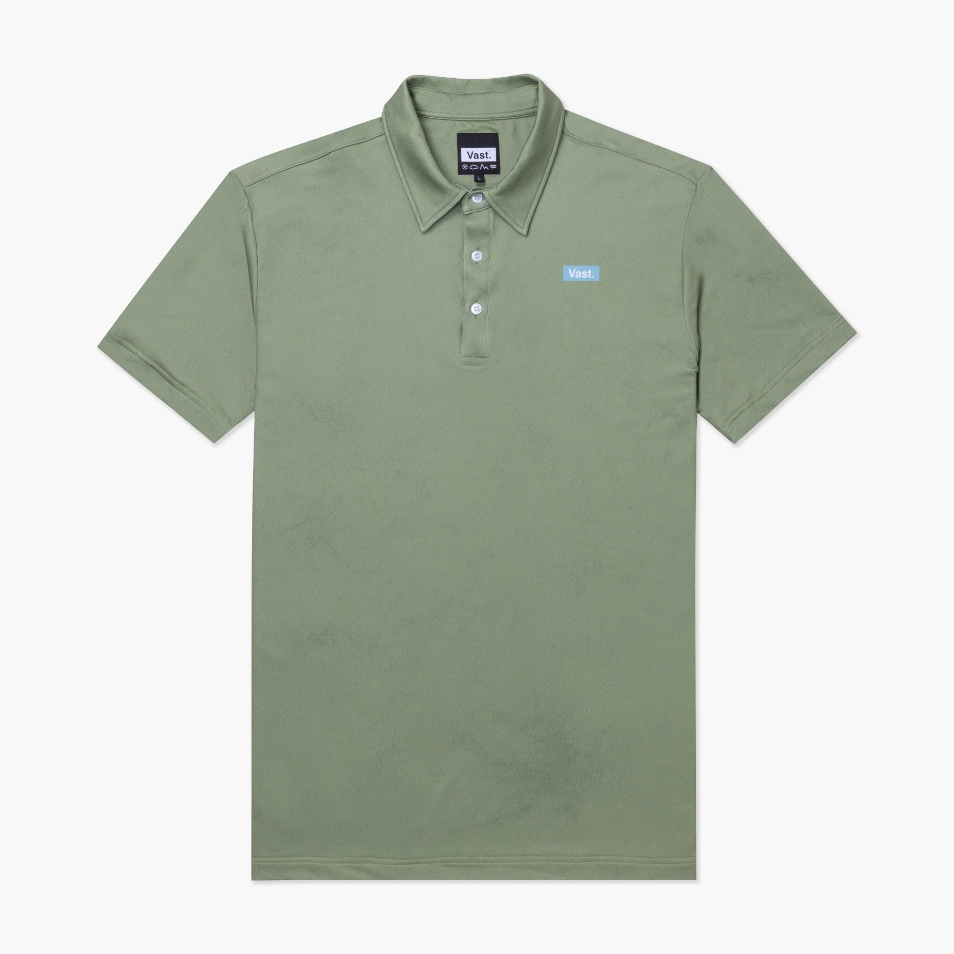 VAST Petina Polo 防曬機能短袖polo衫 官方商品圖 1 軍綠色