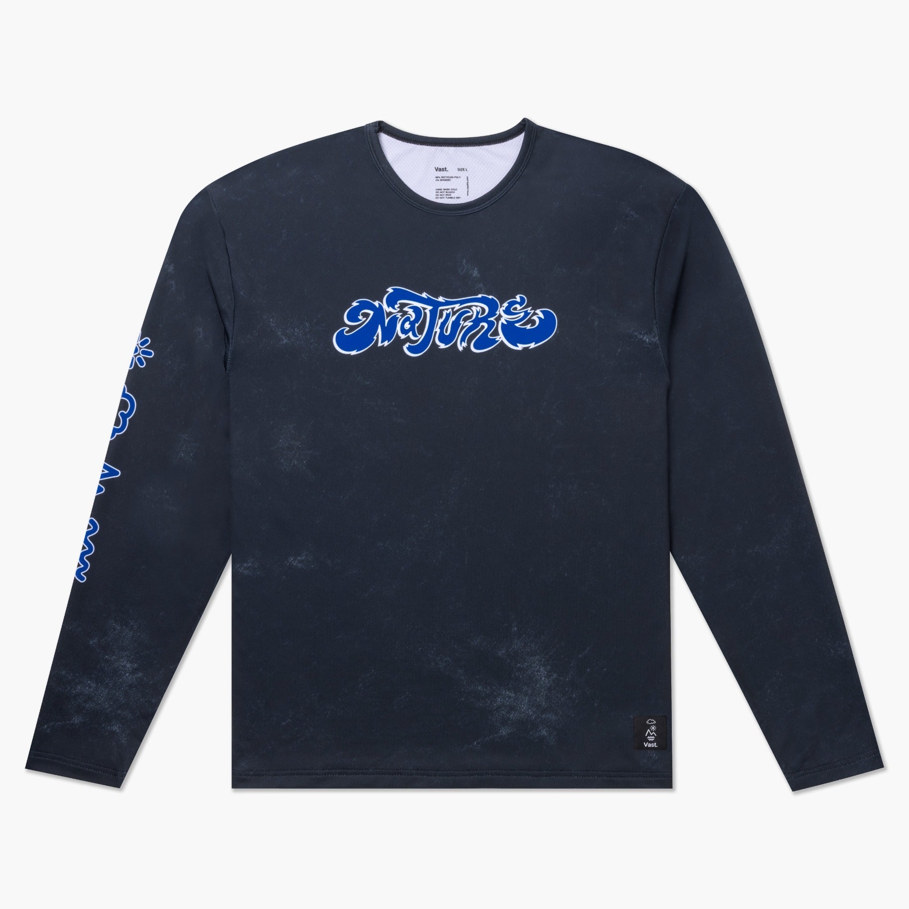 VAST Dark Nature Long Sleeve Tee 防曬機能衣長袖 官方商品圖 1 黑色