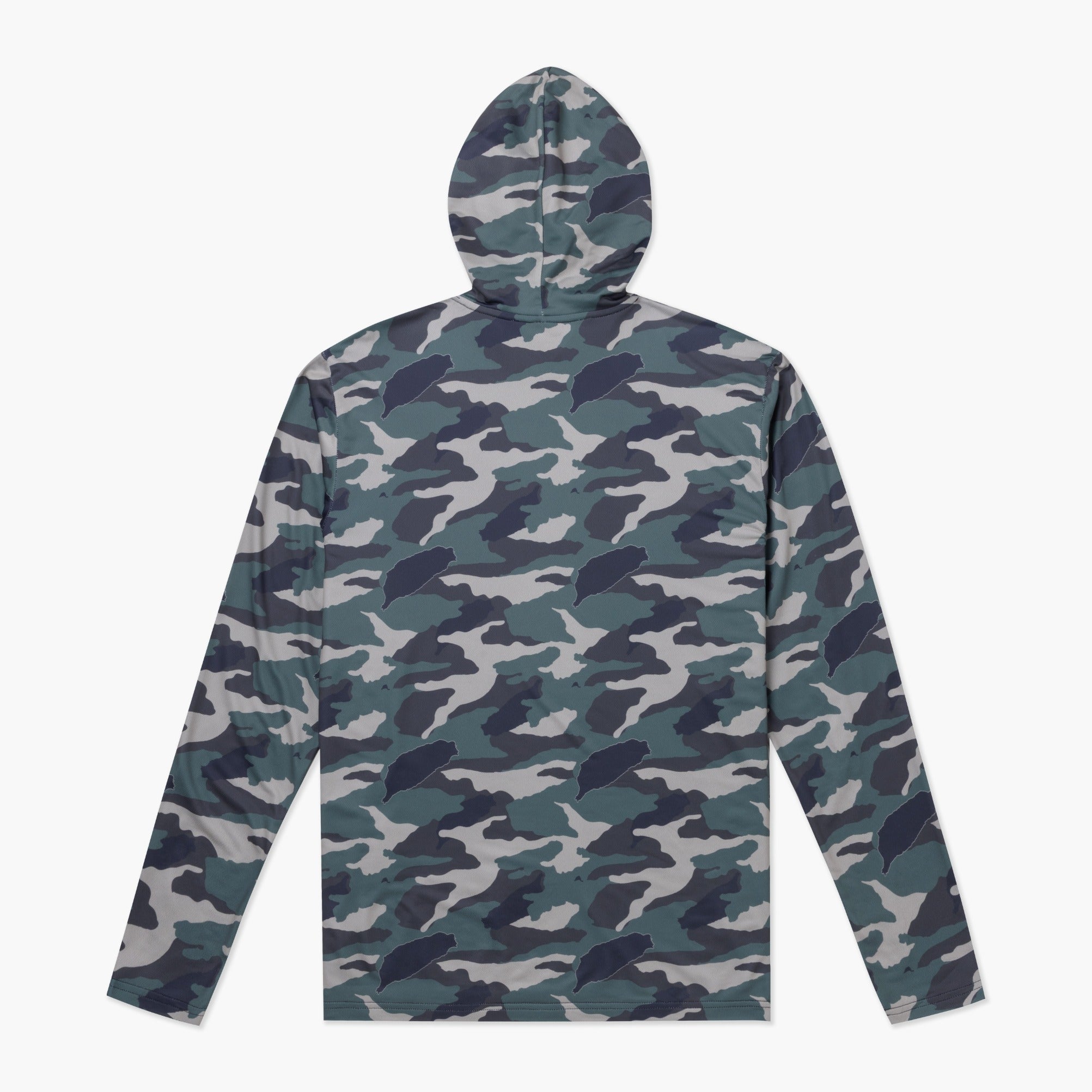 VAST Camo Hooded Long Sleeve Sun Savior 防曬機能帽T 官方商品圖 2 迷彩綠