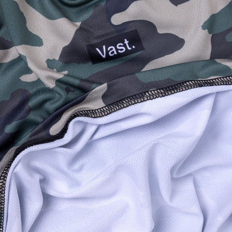 VAST Camo Hooded Long Sleeve Sun Savior 防曬機能帽T 官方商品圖 4 迷彩綠