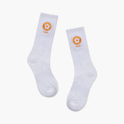 VAST SAKURA Socks 經典櫻花半筒襪 官方商品圖 1 橘紅色