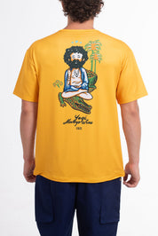 VAST Yogi Peace Pocket Standard Fit Tee 防曬機能衝浪衣 官方商品圖 6 橘紅色