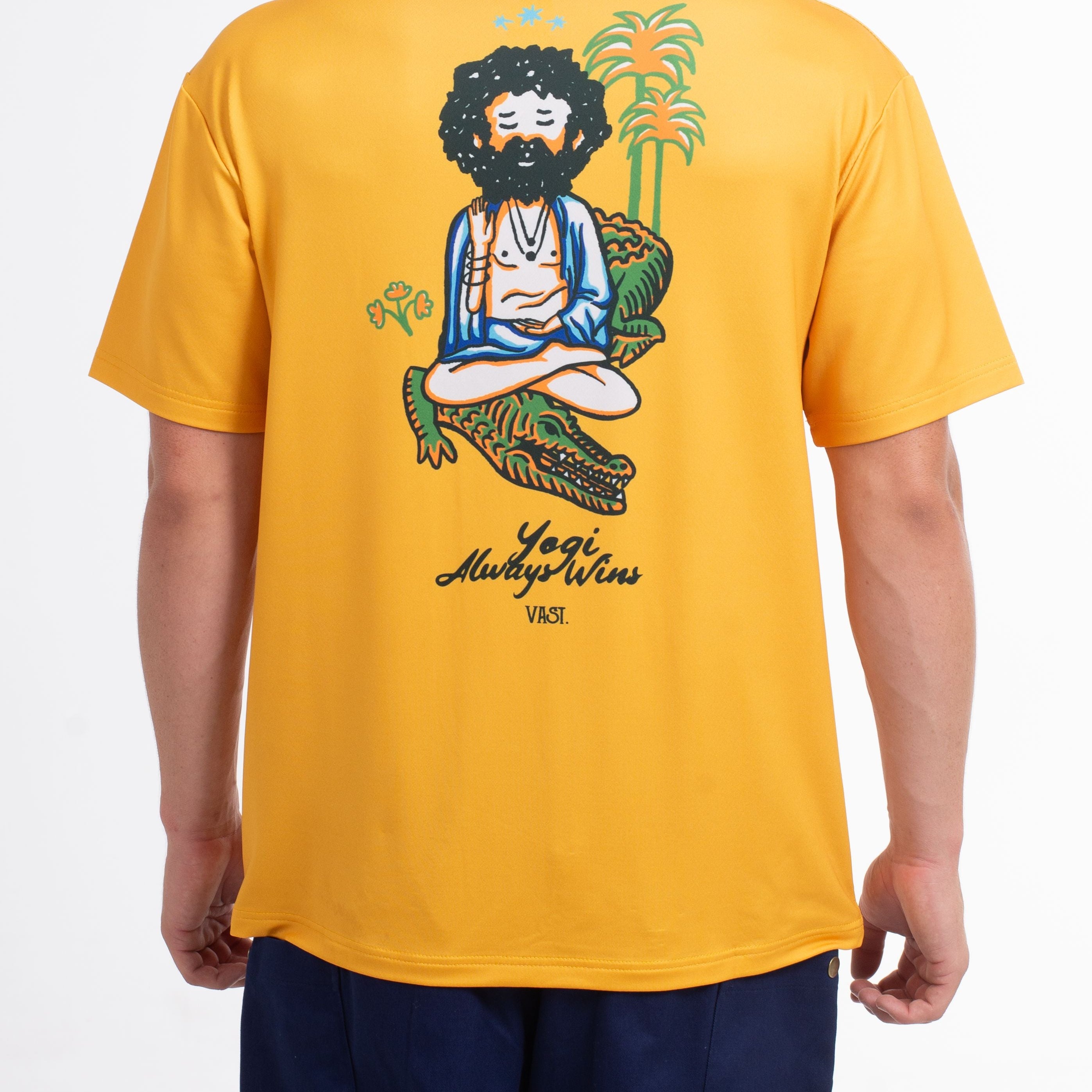 VAST Yogi Peace Pocket Standard Fit Tee 防曬機能衝浪衣 官方商品圖 6 橘紅色