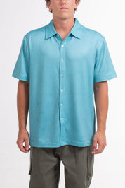 VAST Patina Button Up 防曬機能衝浪短袖襯衫 官方商品圖 5 湖水綠