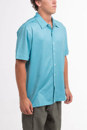 VAST Patina Button Up 防曬機能衝浪短袖襯衫 官方商品圖 8 湖水綠