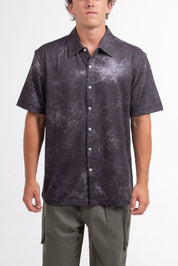 VAST Patina Button Up 防曬機能衝浪短袖襯衫 官方商品圖 5 黑色