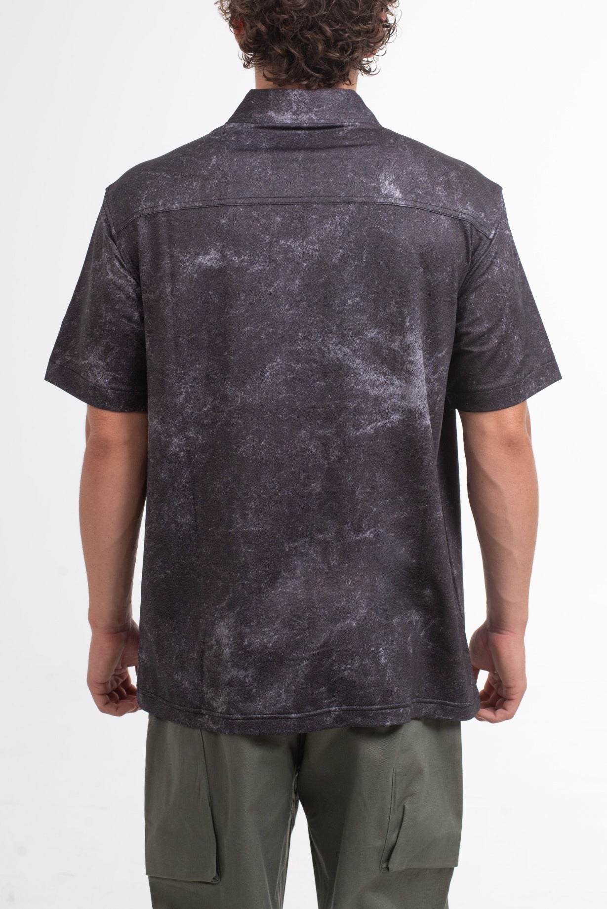 VAST Patina Button Up 防曬機能衝浪短袖襯衫 官方商品圖 6 黑色