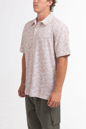 VAST Hibiscus Button Up 防曬機能衝浪短袖襯衫 官方商品圖 7 奶油白