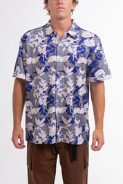VAST Ode to the Islands Button Up 防曬機能衝浪短袖襯衫 官方商品圖 5 灰色