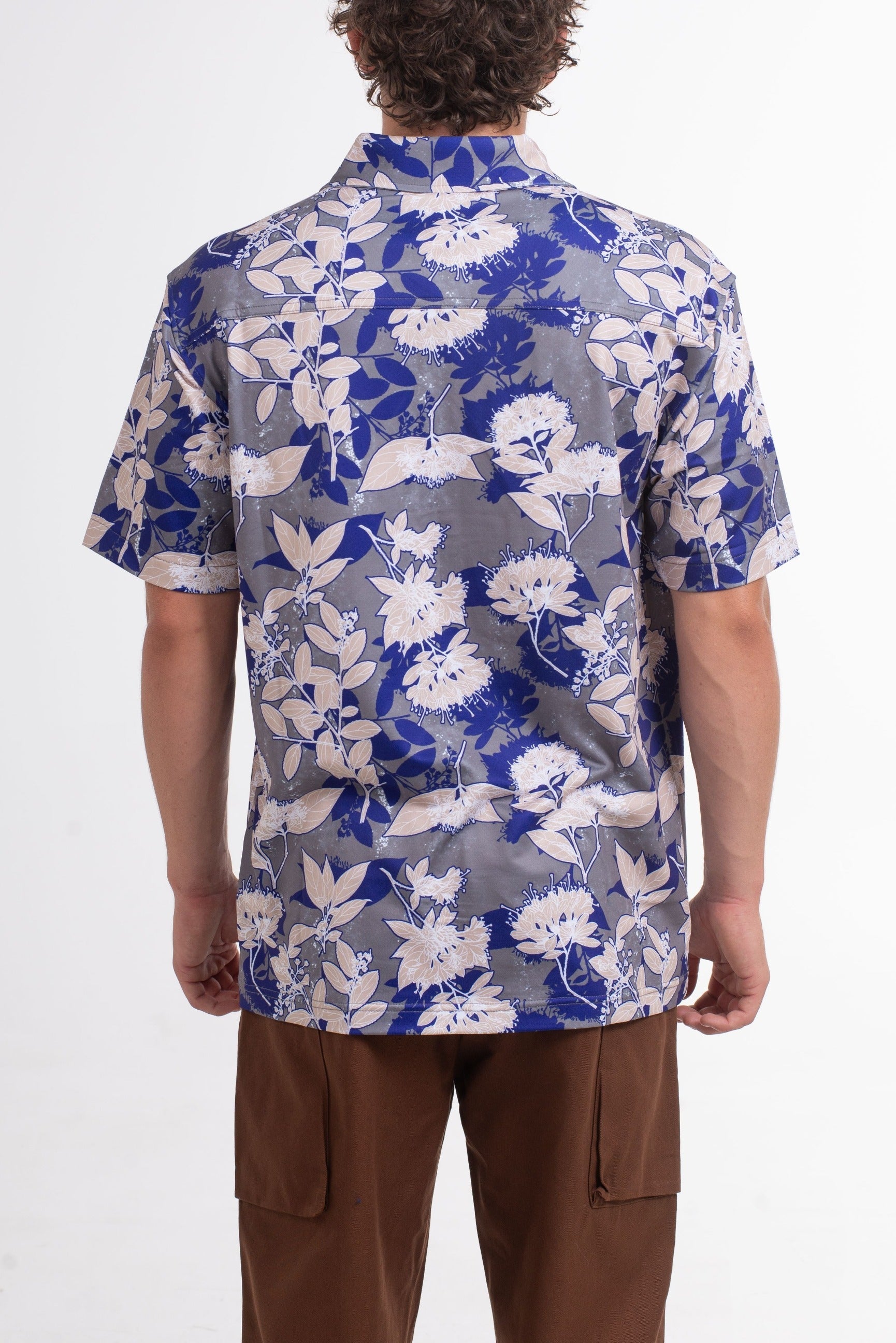 VAST Ode to the Islands Button Up 防曬機能衝浪短袖襯衫 官方商品圖 6 灰色