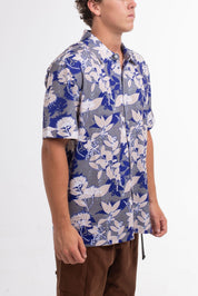 VAST Ode to the Islands Button Up 防曬機能衝浪短袖襯衫 官方商品圖 8 灰色