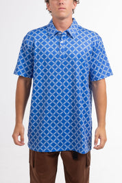 VAST Cross Fade Polo 防曬機能短袖polo衫 官方商品圖 5 藍色