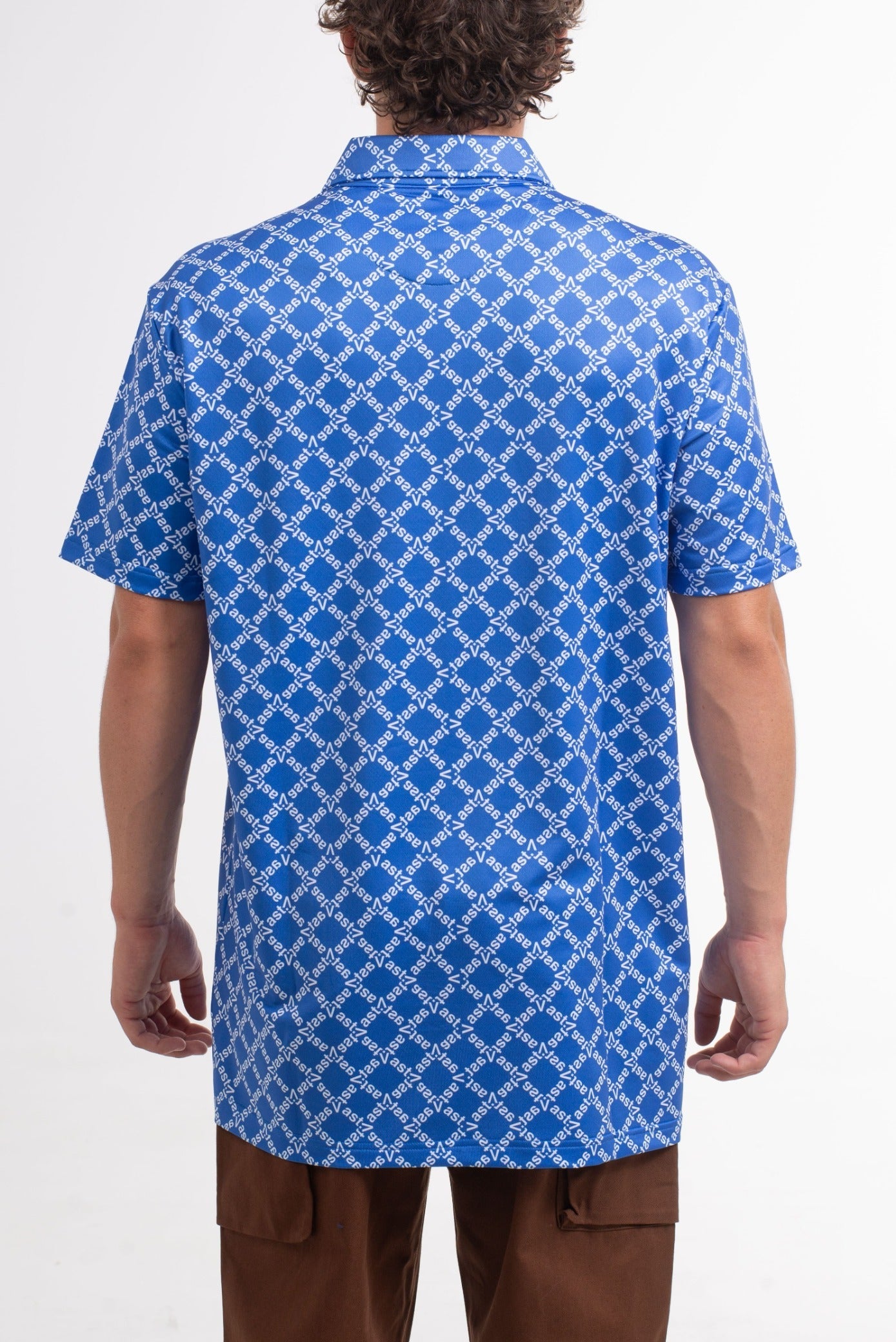 VAST Cross Fade Polo 防曬機能短袖polo衫 官方商品圖 6 藍色