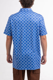 VAST Cross Fade Polo 防曬機能短袖polo衫 官方商品圖 6 藍色