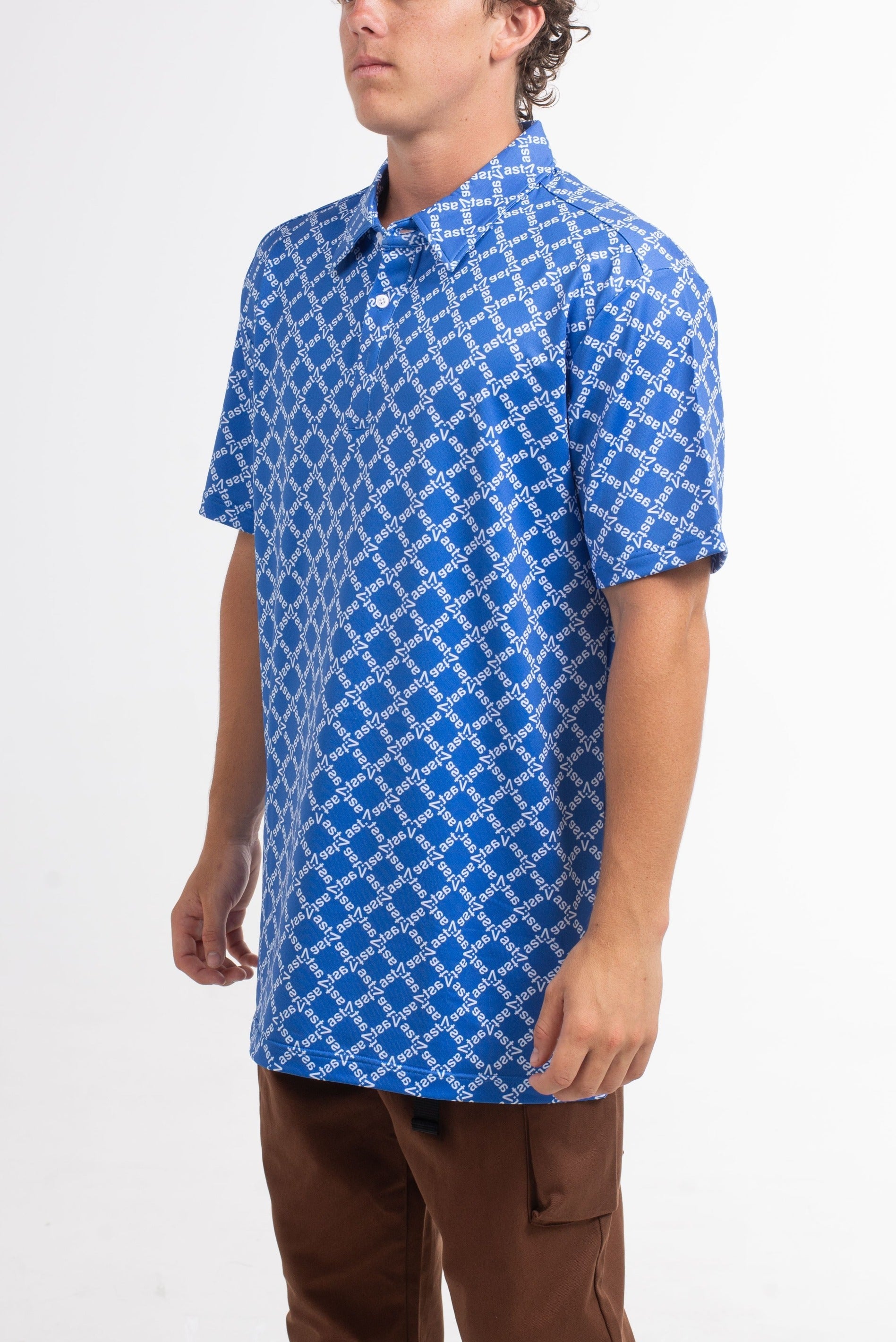 VAST Cross Fade Polo 防曬機能短袖polo衫 官方商品圖 7 藍色