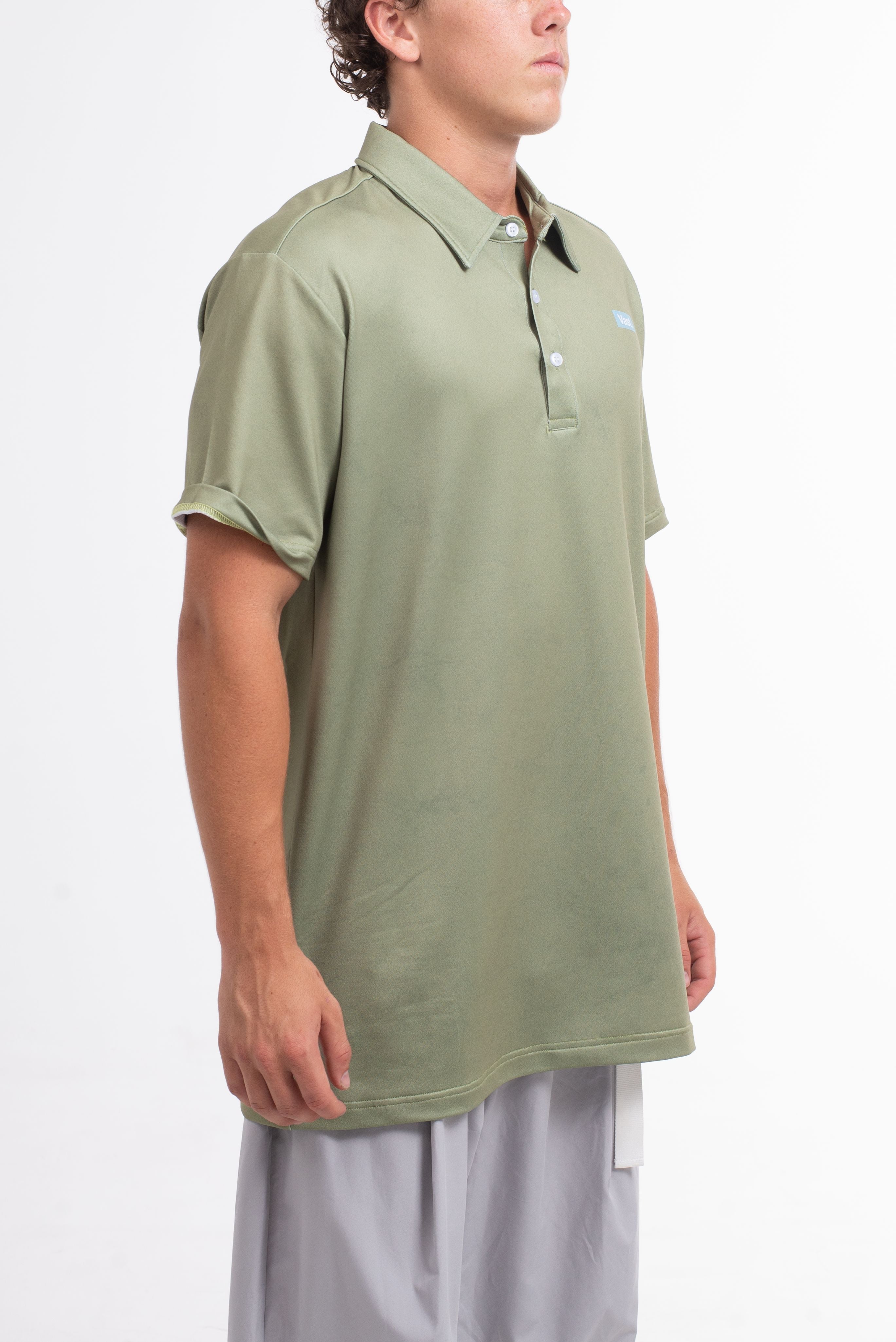 VAST Petina Polo 防曬機能短袖polo衫 官方商品圖 8 軍綠色