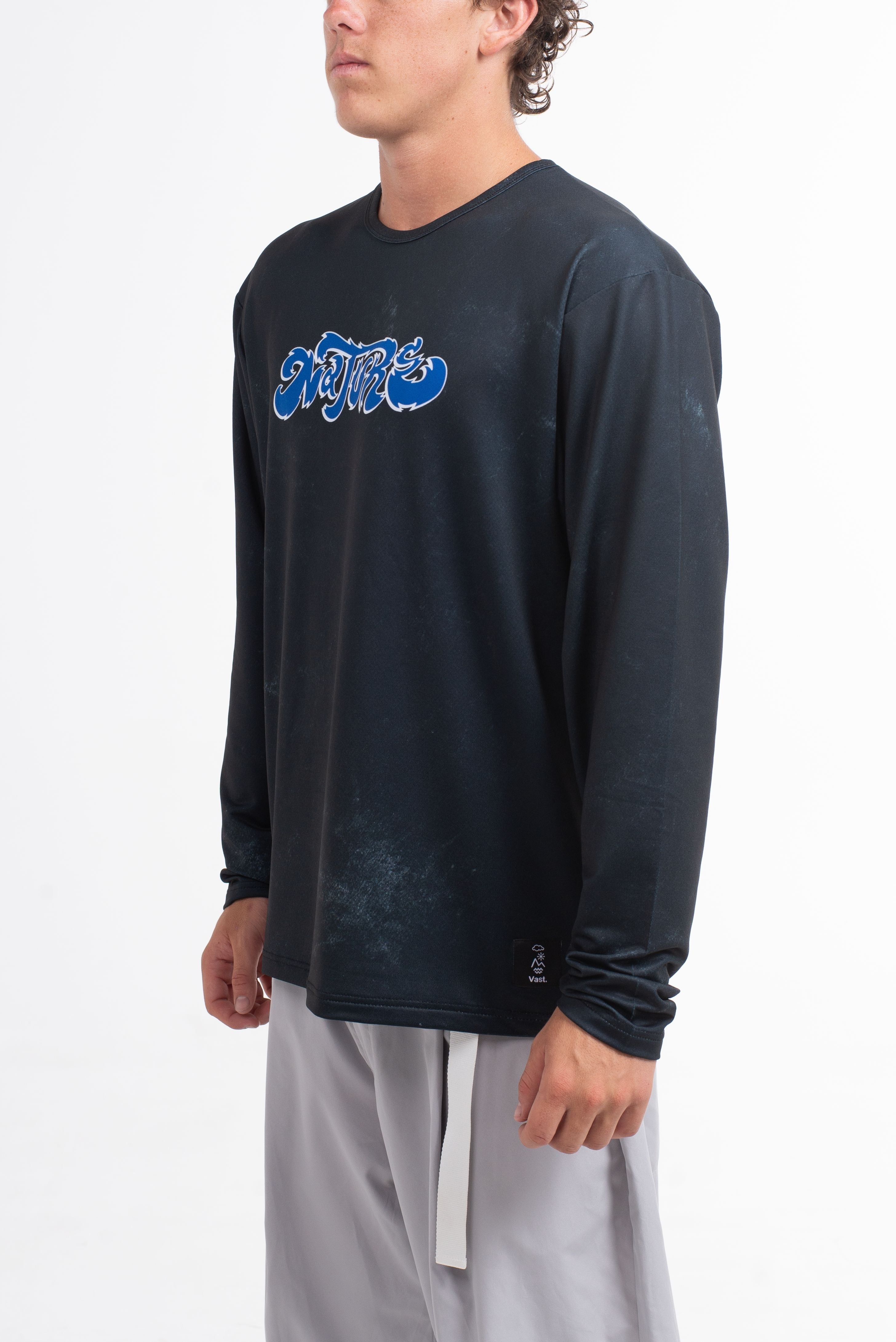 VAST Dark Nature Long Sleeve Tee 防曬機能衣長袖 官方商品圖 8 黑色