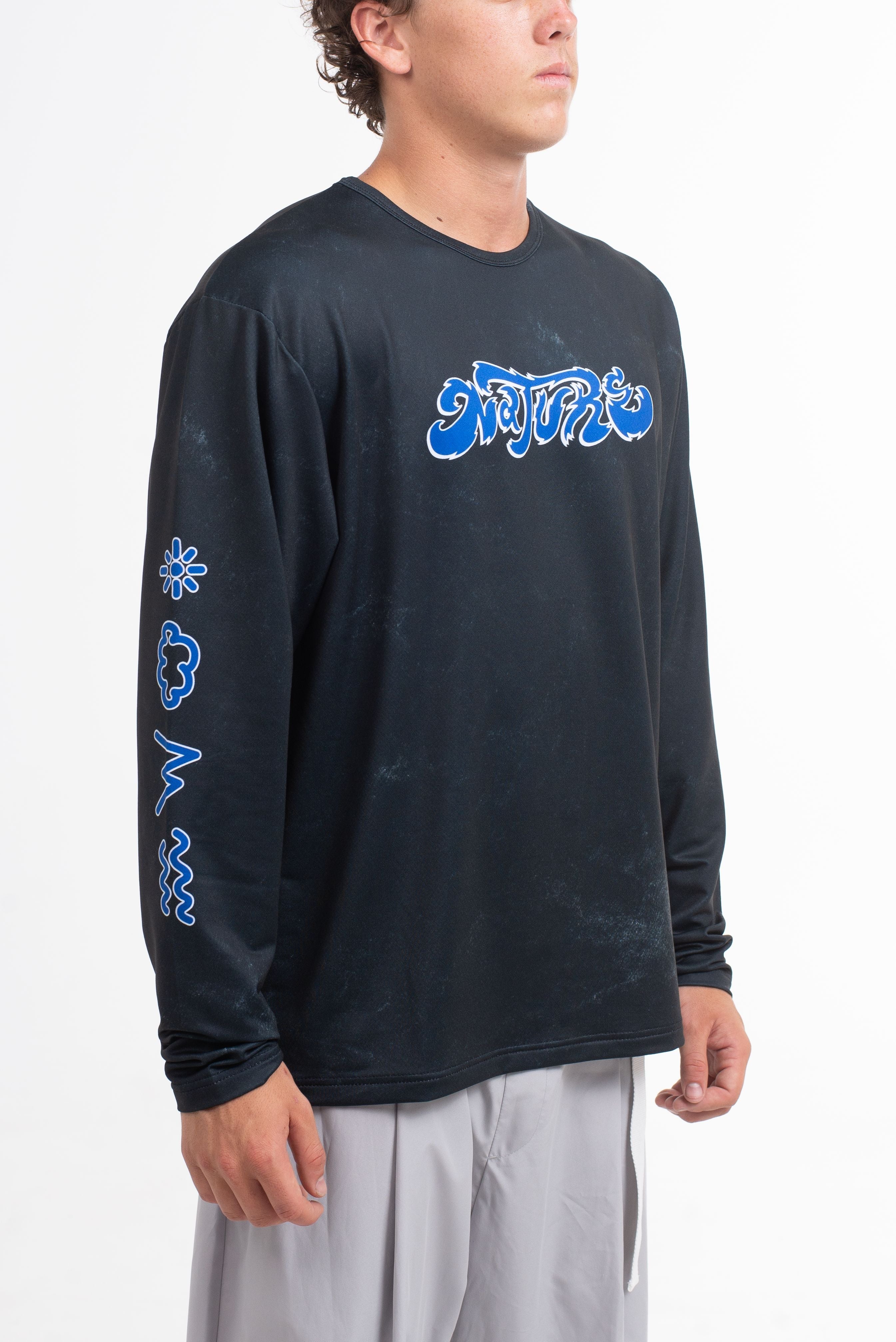 VAST Dark Nature Long Sleeve Tee 防曬機能衣長袖 官方商品圖 9 黑色