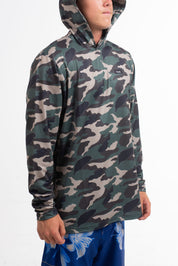 VAST Camo Hooded Long Sleeve Sun Savior 防曬機能帽T 官方商品圖 12 迷彩綠
