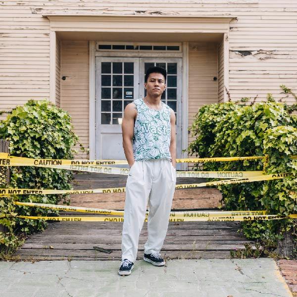 VAST 經典木槿花防曬機能衝浪背心 - 綠