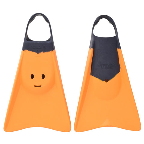 日本 TOOLS Bodyboard Soft Blade Fins 衝浪趴板專用蛙鞋 - 粉橘