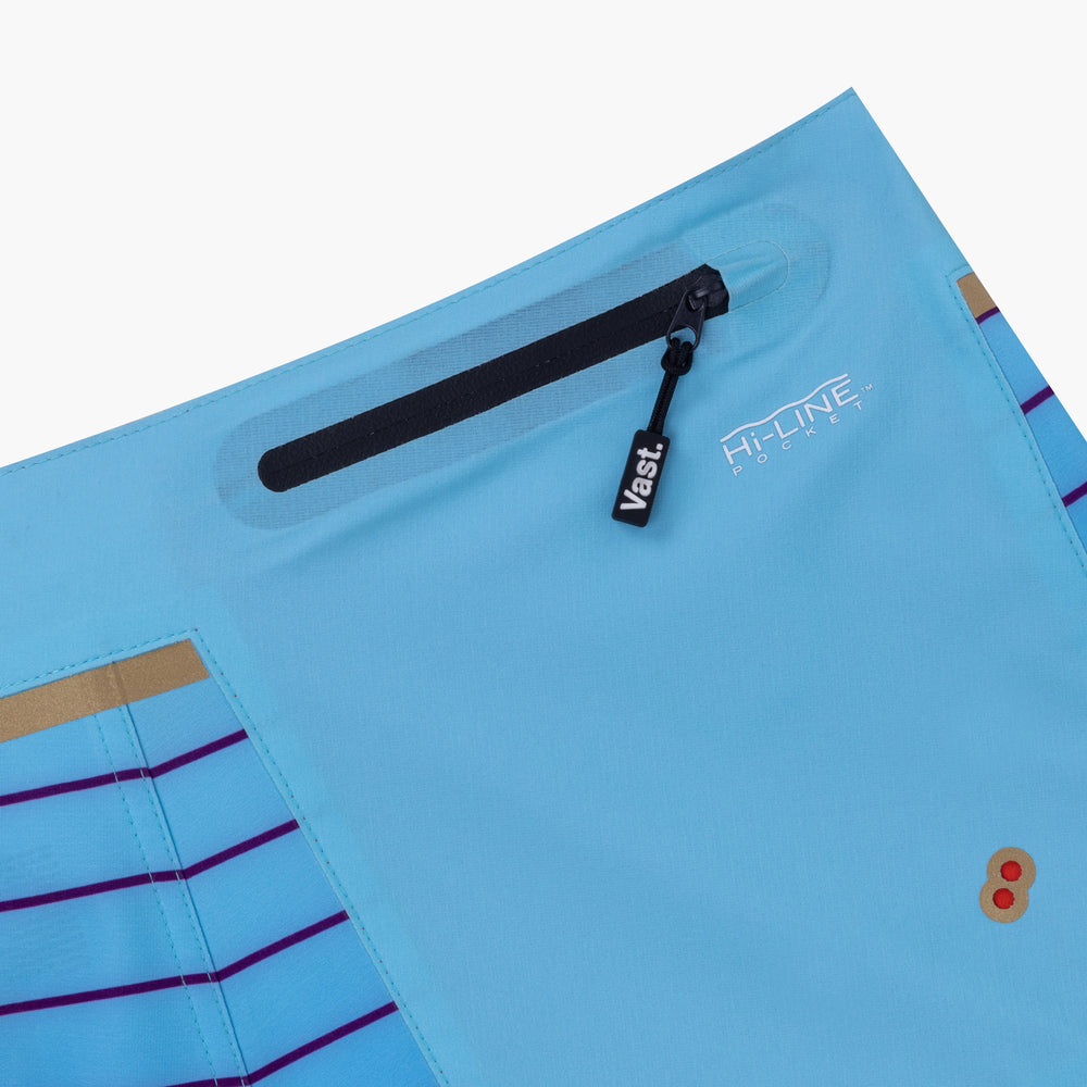VAST 金系列機能衝浪褲 漸層藍海平面