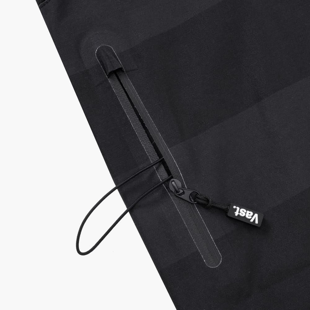 VAST 金系列機能衝浪褲 硬派條紋 - 黑