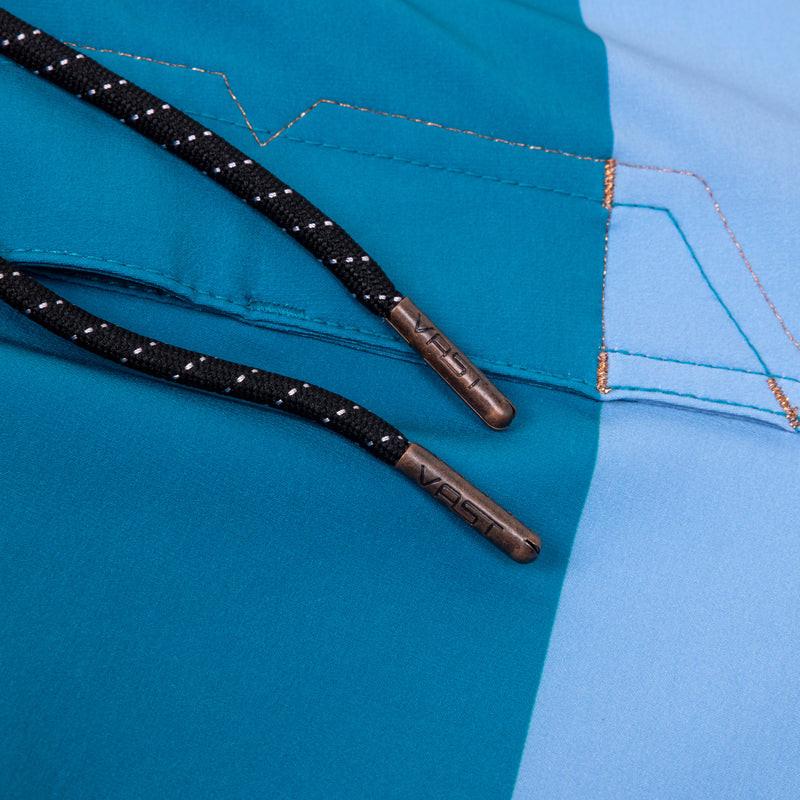 VAST 銅系列機能衝浪褲 水藍浪潮