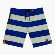 VAST 銅系列機能衝浪褲 硬派條紋 - 米藍