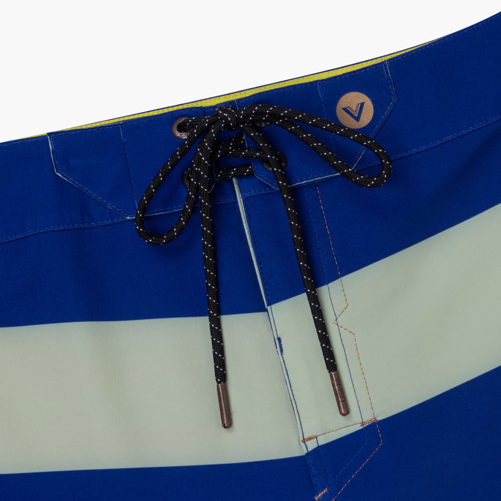 VAST 銅系列機能衝浪褲 硬派條紋 - 米藍