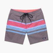 VAST Irie Stripes 復古短版衝浪褲 - 線條海軍藍