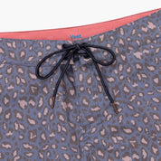 VAST Leopart Print II 復古短版衝浪褲 - 豹紋海軍藍