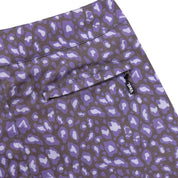 VAST Leopart Print II 復古短版衝浪褲 - 豹紋梅紫
