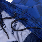 VAST 經典棋盤格 綁繩海灘褲 - 皇家藍