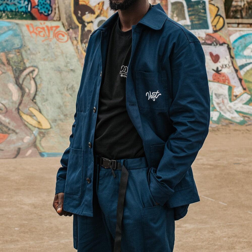 VAST 排扣式工裝夾克外套