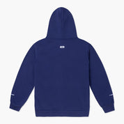 VAST 簡約Logo長袖連帽大學T - 海軍藍