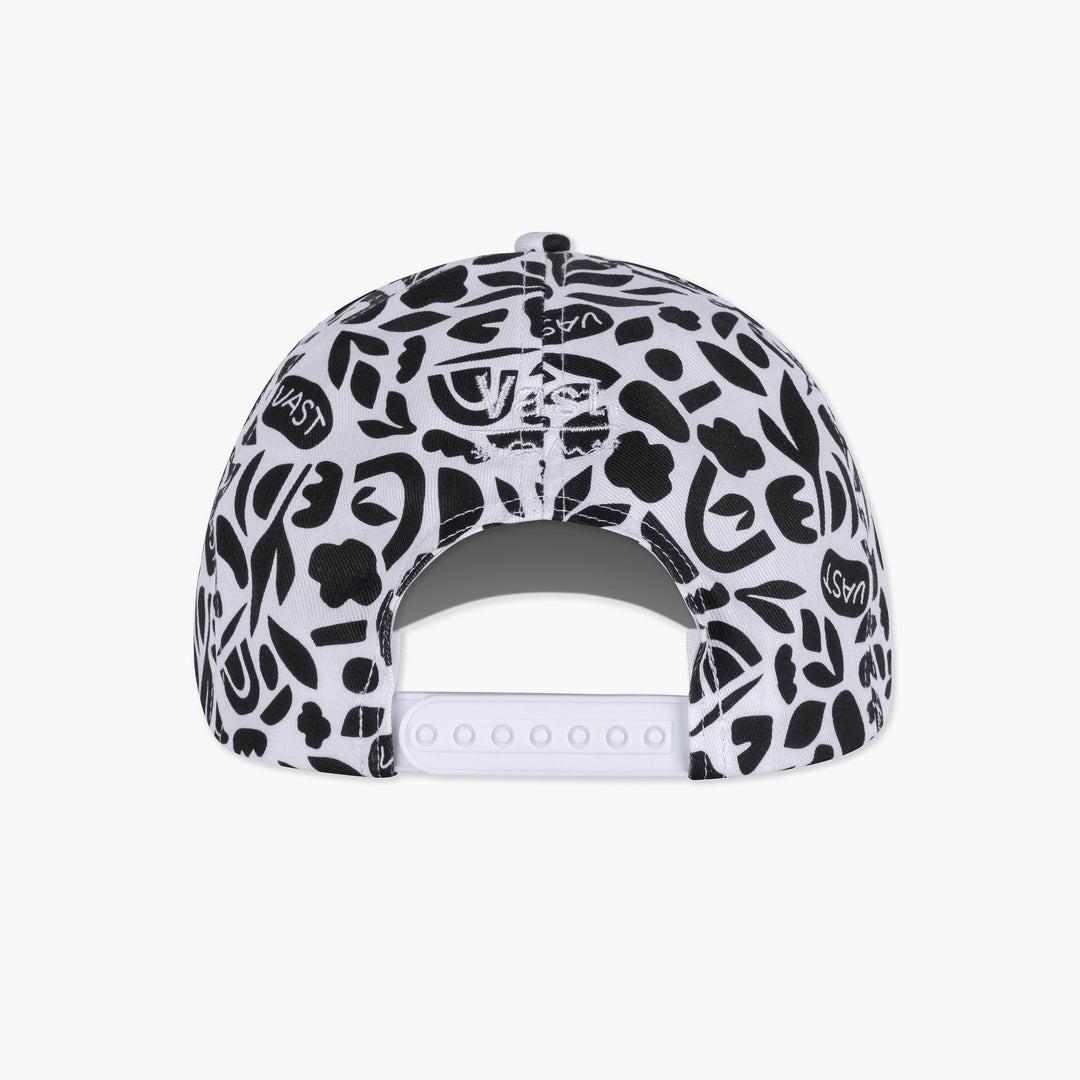 VAST 童趣葉紋棒球帽 - 黑