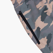 VAST 棉質抽繩日常短褲 - 大地迷彩