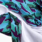 VAST 亮綠迷彩保暖毛巾衣