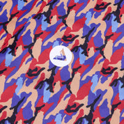 VAST 橘紫迷彩保暖毛巾衣