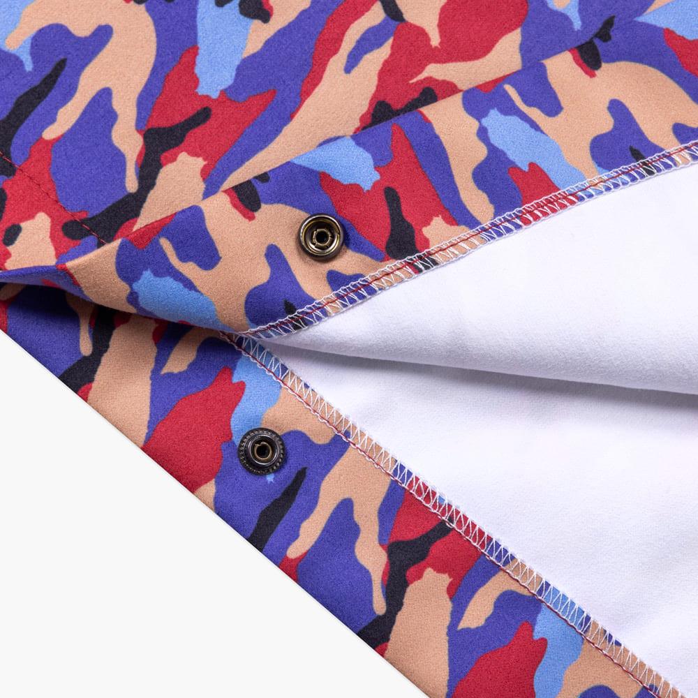 VAST 橘紫迷彩保暖毛巾衣