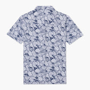 VAST 經典木槿花防曬機能衝浪襯衫 - 藍