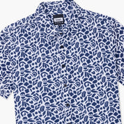 VAST 童趣葉紋防曬機能衝浪襯衫-海軍藍