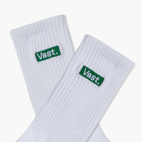 VAST 多巴胺亮綠 復古中筒襪