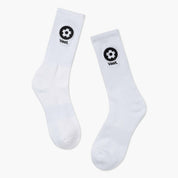 VAST 櫻花印花 復古中筒襪