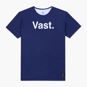 VAST 簡約Logo  海軍藍 防曬機能衝浪T Shirt
